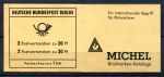 Зап. Берлин 1970г. Mi# BK 7a  буклет / Бранденбургские ворота / MNH OG VF