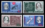 Новая Зеландия 1969г. SC# 431-4 • 200-летие прибытия экспедиции капитана Кука • Used XF / полн. серия ( кат.- $12 )