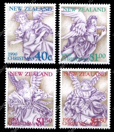 Новая Зеландия 1990г. SC# 1004-7 • Рождество • MNH OG XF / полн. серия ( кат.- $7 )