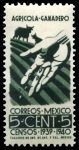 Мексика 1940 г. SC# 752 • 5c. • Перепись населения • MNH OG XF 