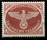 Германия 3-й рейх 1942 г. • Mi# FP 2A • Полевая почта • перф. - Л14 • армейская почта • MNG VF