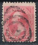 США 1894 г. • SC# 250 • 2 c. • Джордж Вашингтон • стандарт • Used VF ( кат.- $3 )