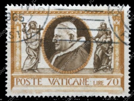 Ватикан 1960 г. Mi# 354 • 70 l. • Папа Иоанн XXIII • Used XF