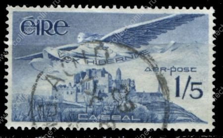 Ирландия 1948-65 гг. SC# C7 • 1s.5p. • Ангел над замком • авиапочта • Used XF