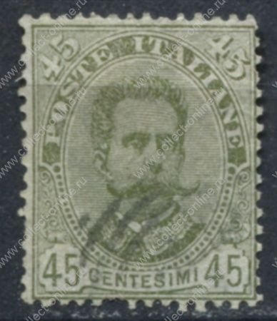 Италия 1890-91 гг. SC# 71 • 45 c. • Умберто I • Used VF ( кат.- $10 )