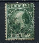 Нидерланды 1867 г. • SC# 10 • 20 c. • король Виллем III • стандарт • Used F-VF ( кат. - $25 )