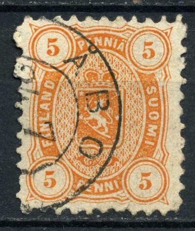 ФИНЛЯНДИЯ 1875г. SC# 18 USED XF