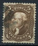 США 1861-1866 гг. • SC# 76 • 5 c. • Томас Джефферсон • USED XF ( кат. - $200+ )