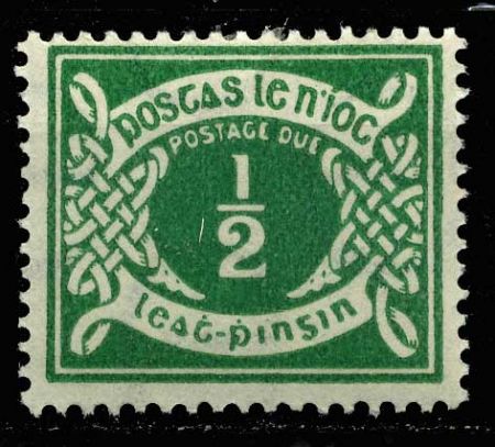 Ирландия 1940-1970 гг. • Gb# D5 • ½ d. • доплатные марки • MLH OG VF ( кат. - £30- )
