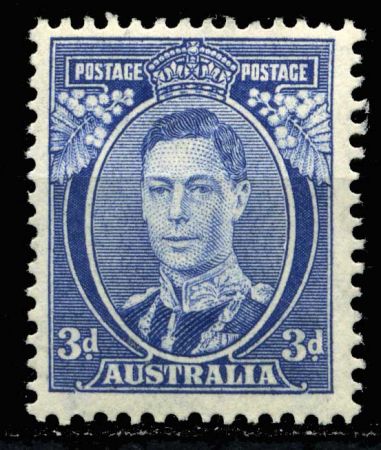 Австралия 1937-1949 гг. • Gb# 168ca • 1½ d. • Георг VI • основной выпуск • стандарт • MLH OG VF ( кат.- £ 60 )