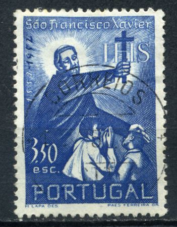 ПОРТУГАЛИЯ 1952г. SC# 755 / 3.5e. USED VF