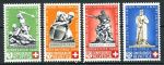Швейцария 1940 г. • Mi# 364-7 • Фонд помощи • памятники • полн. серия • MNH OG VF ( кат. - €10 )