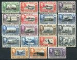 Фолклендские о-ва 1938-1950 гг. • Gb# 146-63 • Георг VI основной выпуск • ½ d. - £1 • фауна и виды островов • полн. серия(19 м.) • MLH OG XF* • полн. серия ( кат.- £475 )