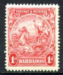 Барбадос 1925-1935 гг. • Gb# 231 • 1 d. • основной выпуск • "Правь Британия" • перф. 14 • MNH OG VF