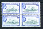 БРИТАНСКИЙ ГОНДУРАС 1953-62гг. GB# 184 MNH OG VF кв. блок