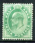 ИНДИЯ 1902-11гг. GB# 122 / 1/2a. MLH OG