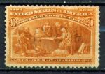 США 1893 г. • SC# 239 • 30 c. • Колумбова выставка • Совещание в Ла-Рабиде • Used F-VF ( кат. - $100 )