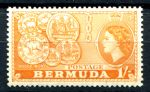 Бермуды 1953-1962 гг. • Gb# 144 • 1 sh. • Елизавета II • осн. выпуск • старинные монеты • MNH OG VF