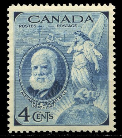 Канада 1947 г. • Sc# 274 • 4 c. • Александр Грейам Белл (100 лет со дня рождения) • MNH OG VF