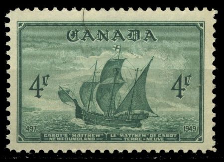 Канада 1949 г. • SC# 282 • Вхождение Ньюфаундленда в Конфедерацию Канады • MNH OG VF