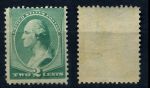 США 1887 г. • SC# 213 • 2 c. • Президент Джордж Вашингтон • MNH OG VF ( кат. - $130 )
