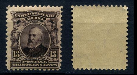 США 1902-1903 гг. • SC# 308 • 13 c. • Бенджамин Гаррисон • стандарт • MNH OG F-VF ( кат. - $100 )