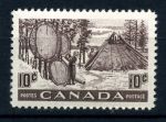 Канада 1950 г. • SC# 301 • 10 c. • Природные богатства страны(пушнина) • MNH OG VF