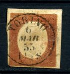 Сардиния 1854 г. • SC# 9bv • 40 с. • Виктор Эммануил II • Used VG