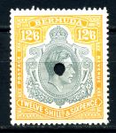 Бермуды 1938-1952 гг. • Gb# 120e • 12s.6d. • Георг V • основной выпуск • образец • MNG VF ( кат.- £100+ )