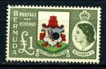 Бермуды 1953-1962 гг. • Gb# 150s • £1 • Елизавета II • осн. выпуск • концовка • образец • MH NG VF ( кат. - £35+ )
