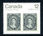 Канада 1978 г. • SC# 753 • 12 c. • 100 лет первой почтовой марке Канады • MNH OG XF 