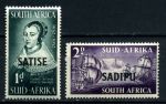 ЮЖНАЯ АФРИКА 1952г. GB# 141-2 / надп. MNH OG VF / КОРАБЛИ ПАРУСА