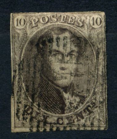 БЕЛЬГИЯ 1861г. SC# 10 / 10с. USED VF