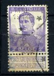 Бельгия 1912-1913 гг. • Mi# 98 • 2 fr. • Король Альберт I • стандарт • Used VF ( кат. - €15 )