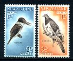 Новая Зеландия 1960 г. • Gb# 803-4 • Птицы • благотворительный выпуск • полн. серия • MNH OG VF