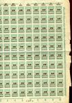 Германия 1923 г. • Mi# 329B • 20 Mlrd. M. • просечка • стандарт • лист 100 м. • MNH OG VF- ( кат.- € 300+ )