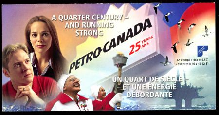 Канада 2000 г. SC# 1867 • 46 c.(12) • 25-летие "Петро-Канада" • MNH OG XF • буклет (кат. - $15.00) 