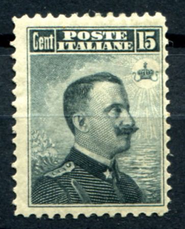 Италия 1906 г. • SC# 93(Mi# 87) • 15 с. • Виктор Эммануил III • стандарт • MH OG VF ( кат. - $75 )