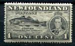 Ньюфаундленд 1937 г. • Gb# 257 • 1 c. • Коронация Георга VI (доп. выпуск) • треска • MH OG VF ( кат.- £ 3.5 )
