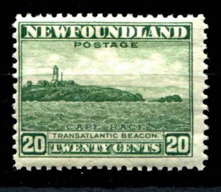 Ньюфаундленд 1941-1944 гг. • Gb# 286 • 20 c. • основной выпуск • мыс Рейс • MH OG VF ( кат.- £ 6 )