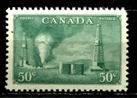 Канада 1950 г. • SC# 294 • 50 c. • Нефтяная промышленность • MH OG XF ( кат.- $10 )
