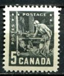 Канада 1957 г. • SC# 373 • 5 c. • Горнодобывающая промышленность • MNH OG VF