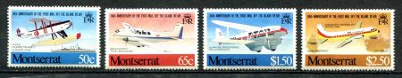 МОНТСЕРРАТ 1981г. SC# 472-5 / САМОЛЕТЫ MNH OG / АВИАЦИЯ