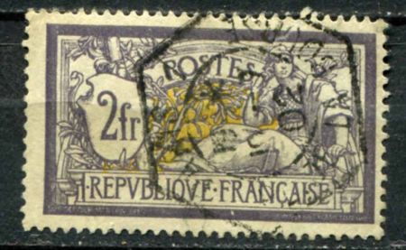 Франция 1900-1929 гг. SC# 126 • 2 fr. • Свобода и мир • стандарт • Used VF* ( кат.- $65 )