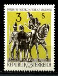 Австрия 1963 г. Mi# 1129(Sc# 704) • 3 s. • 100 лет Первой Почтовой Конференции • MNH OG VF