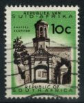 Южная Африка 1961-1963 гг. • Gb# 206 • 10 c. • осн. выпуск • ворота замка Кейптауна • Used F-VF