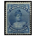 Гаваи 1882 г. • SC# 37 • 1 c. • принцесса Лайклике • MH OG VF ( кат.- $11 )