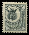 Танганьика 1922-1924 гг. • Gb# 81 • 50 c. • осн. выпуск • жираф • MH OG VF ( кат. - £7 )