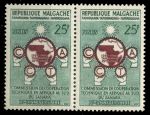 Мадагаскар 1960 г. • SC# 317 • 25 fr. • Африканская Комиссия по техническому сотрудничеству(CCTA) • пара • MNH OG VF*