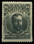Ньюфаундленд 1911 г. • SC# 103 • 15 c. • 300-летие колонизации • Георг V • MLH OG XF ( кат.- $ 75 )